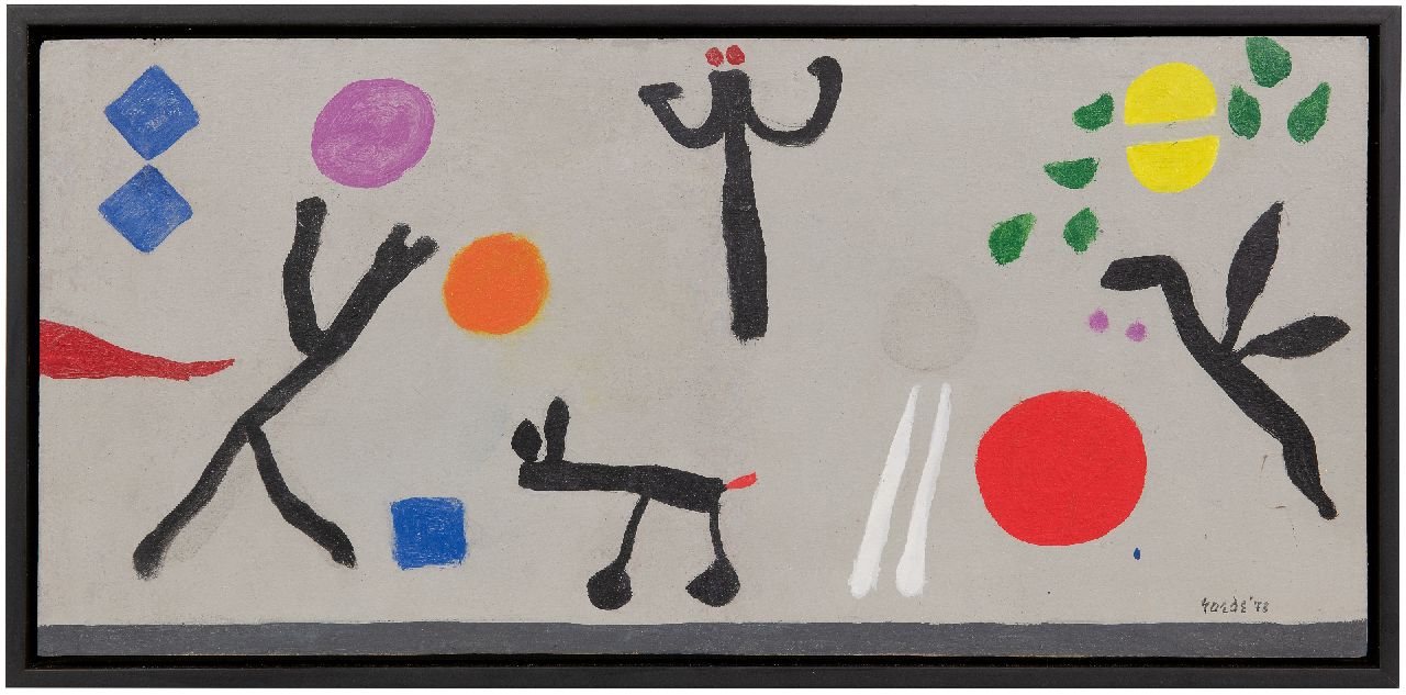 Roëde J. | Jan Roëde | Schilderijen te koop aangeboden | Zonder titel, olieverf op paneel 29,0 x 62,0 cm, gesigneerd rechtsonder en gedateerd '73 Roëde J. | Jan Roëde | Schilderijen te koop aangeboden | Zonder titel, olieverf op paneel 29,0 x 62,0 cm, gesigneerd rechtsonder en gedateerd '73