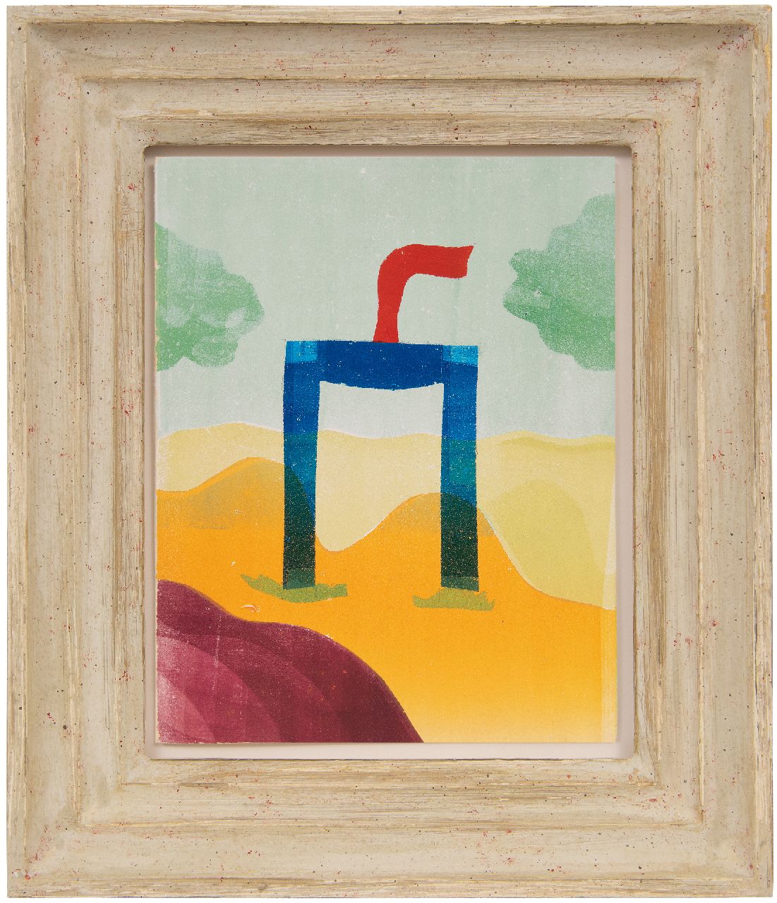 Werkman H.N. | Hendrik Nicolaas Werkman, Bij het graf van den Nederlandschen onbekenden soldaat gevallen in de Meidagen 1940 (sonnet door Martinus Nijhoff), sjabloondruk op papier 24,3 x 18,9 cm, gedateerd April 1942 Werkman H.N. | Hendrik Nicolaas Werkman, Bij het graf van den Nederlandschen onbekenden soldaat gevallen in de Meidagen 1940 (sonnet door Martinus Nijhoff), sjabloondruk op papier 24,3 x 18,9 cm, gedateerd April 1942