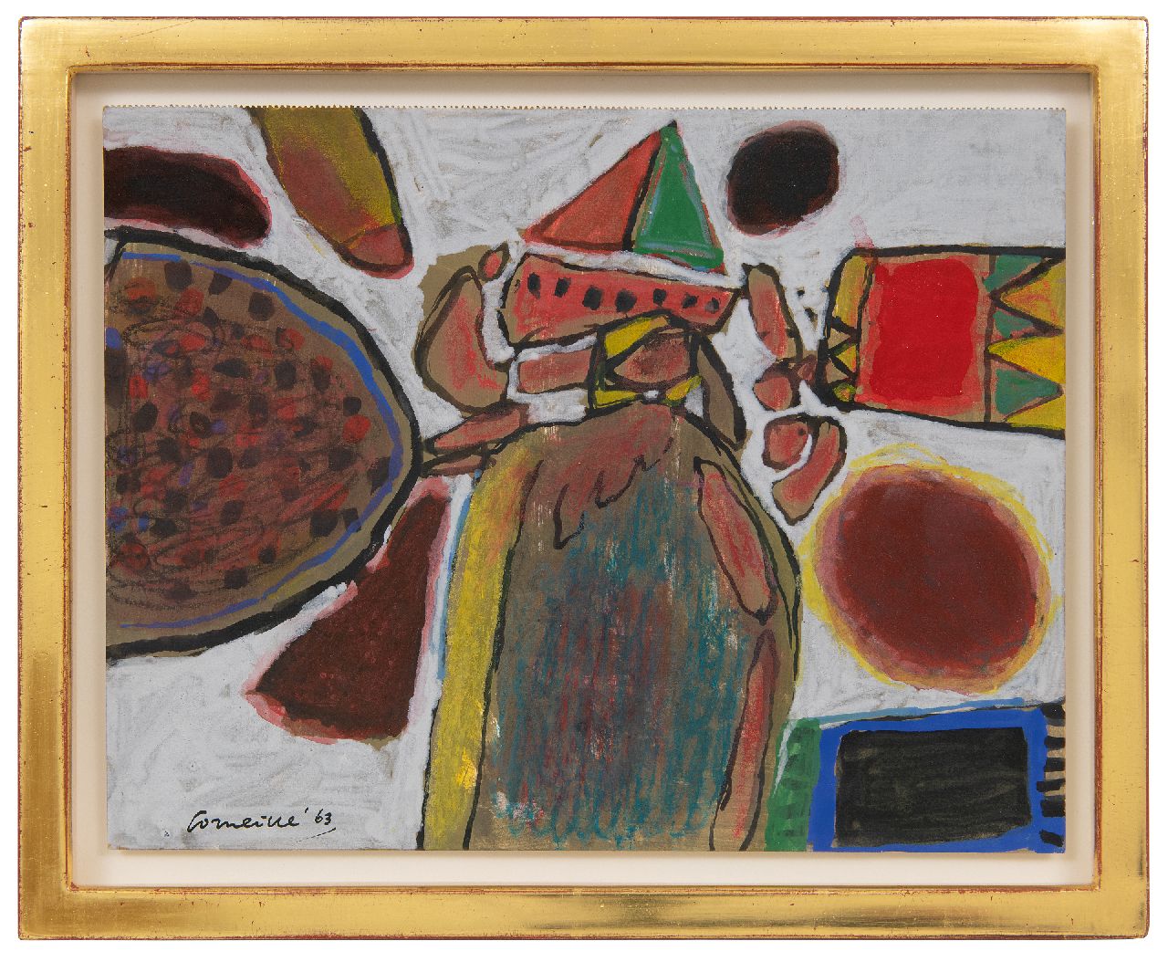 Corneille ('Corneille' Guillaume Beverloo) | Corneille ('Corneille' Guillaume Beverloo) | Aquarellen en tekeningen te koop aangeboden | La Grande Baigneuse, krijt en gouache op papier 22,9 x 29,7 cm, gesigneerd linksonder en gedateerd '63 Corneille ('Corneille' Guillaume Beverloo) | Corneille ('Corneille' Guillaume Beverloo) | Aquarellen en tekeningen te koop aangeboden | La Grande Baigneuse, krijt en gouache op papier 22,9 x 29,7 cm, gesigneerd linksonder en gedateerd '63