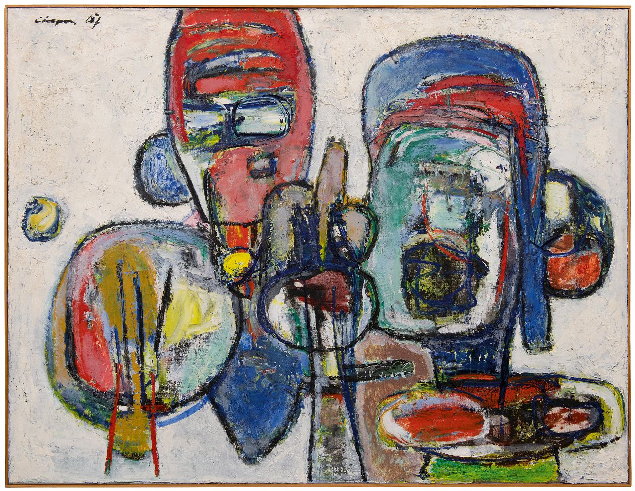 Chapon J. | Jules Chapon, Nice day for love, olieverf op doek 89,4 x 116,0 cm, gesigneerd linksboven en gedateerd '67 Chapon J. | Jules Chapon, Nice day for love, olieverf op doek 89,4 x 116,0 cm, gesigneerd linksboven en gedateerd '67
