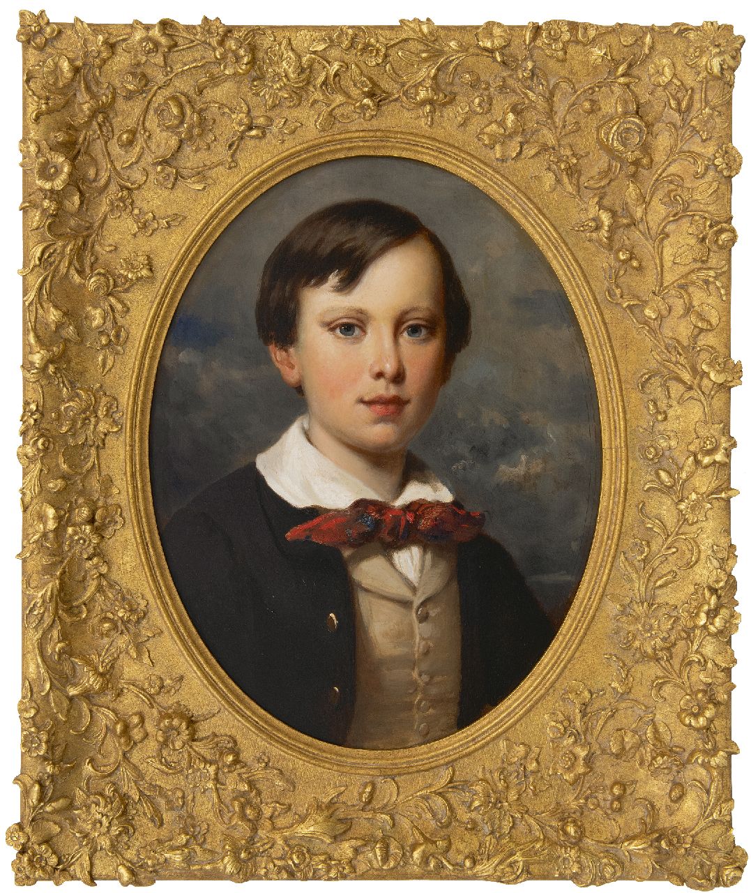 Pieneman N. | Nicolaas Pieneman | Schilderijen te koop aangeboden | Portet van kroonprins Wiwill (Willem van Oranje-Nassau), olieverf op paneel 51,6 x 37,3 cm, te dateren ca. 1852-1853 Pieneman N. | Nicolaas Pieneman | Schilderijen te koop aangeboden | Portet van kroonprins Wiwill (Willem van Oranje-Nassau), olieverf op paneel 51,6 x 37,3 cm, te dateren ca. 1852-1853
