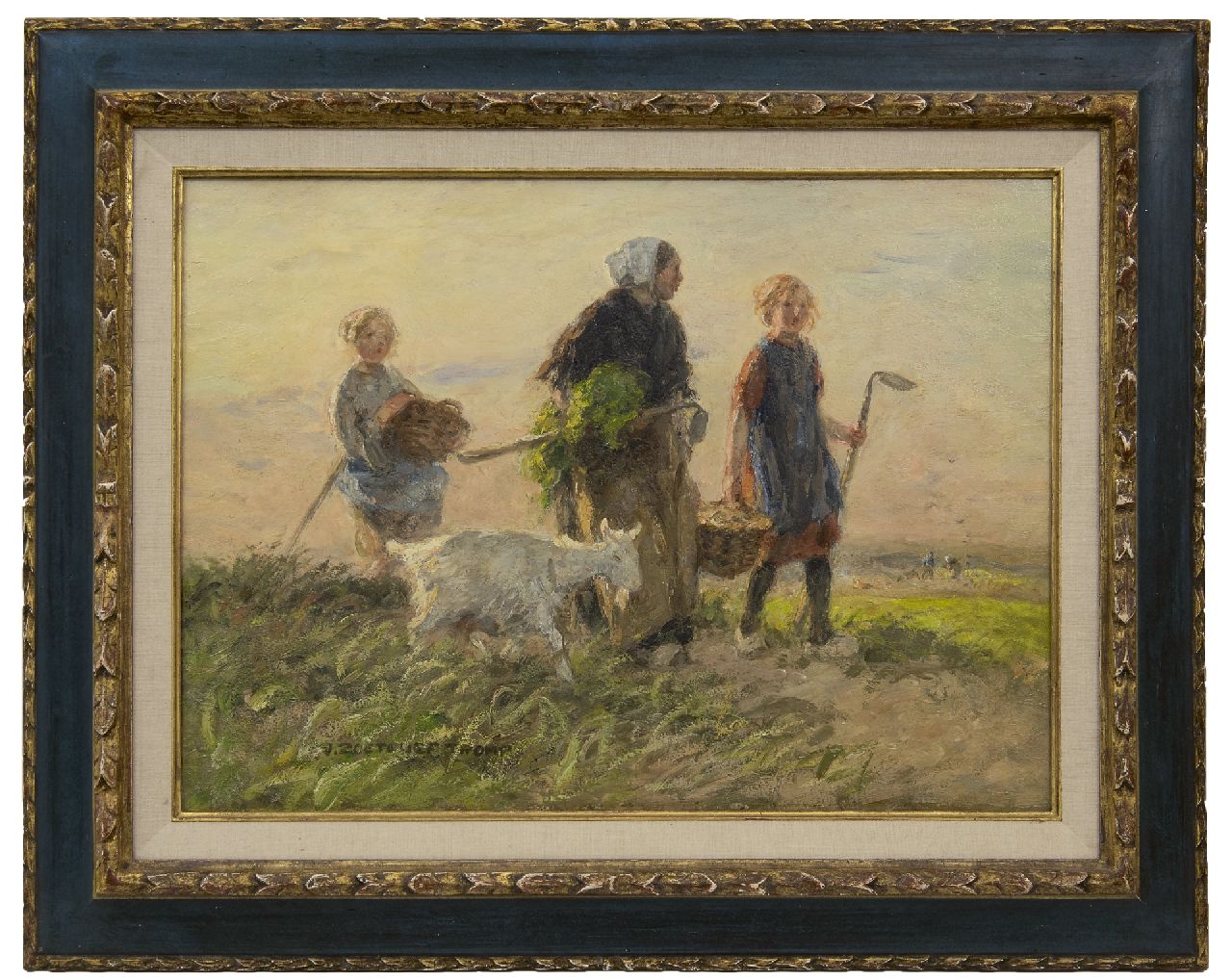 Zoetelief Tromp J.  | Johannes 'Jan' Zoetelief Tromp | Schilderijen te koop aangeboden | Huiswaarts, olieverf op doek 40,7 x 56,7 cm, gesigneerd linksonder