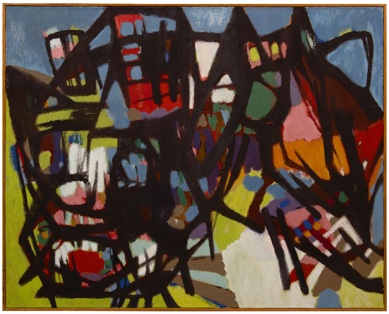 Hunziker F.  | Frieda Hunziker, Dieren I, olieverf op doek 99,8 x 124,7 cm, te dateren 1954