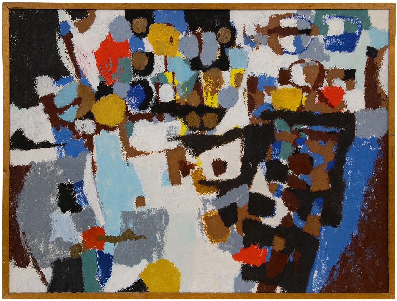 Hunziker F. | Frieda Hunziker, Tropen, olieverf op doek 74,7 x 99,8 cm, gesigneerd op spieraam en te dateren 1956 Hunziker F. | Frieda Hunziker, Tropen, olieverf op doek 74,7 x 99,8 cm, gesigneerd op spieraam en te dateren 1956