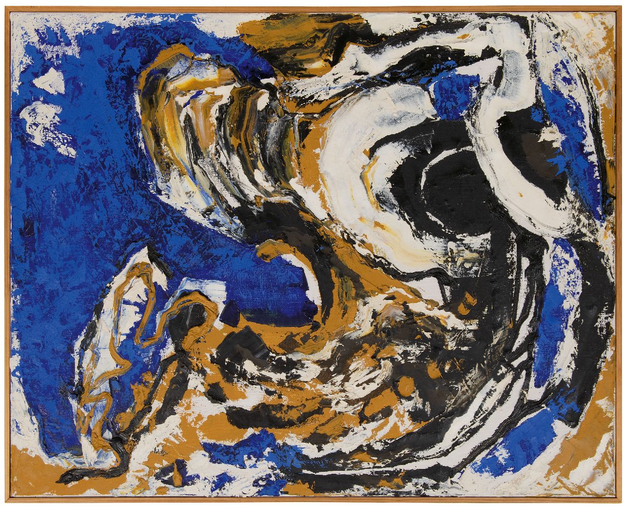 Hunziker F. | Frieda Hunziker, Golf, olieverf op doek 80,2 x 100,2 cm, te dateren 1964 Hunziker F. | Frieda Hunziker, Golf, olieverf op doek 80,2 x 100,2 cm, te dateren 1964