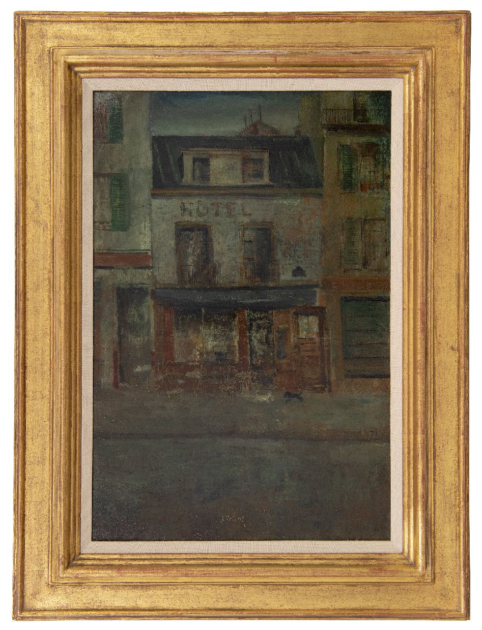 Heel J.J. van | Johannes Jacobus 'Jan' van Heel, Parijs (pleintje), olieverf op paneel 51,0 x 34,0 cm, te dateren ca. 1946 Heel J.J. van | Johannes Jacobus 'Jan' van Heel, Parijs (pleintje), olieverf op paneel 51,0 x 34,0 cm, te dateren ca. 1946