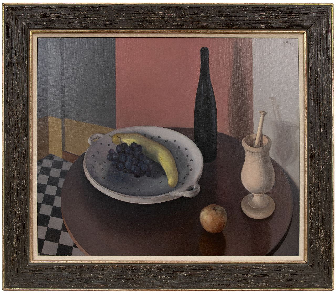 Schram W.J.B.A. | Wouter Jorinus Bernardus Antonius 'Wout' Schram | Schilderijen te koop aangeboden | Keukenstilleven, olieverf op doek 76,0 x 90,0 cm, gesigneerd rechtsboven Schram W.J.B.A. | Wouter Jorinus Bernardus Antonius 'Wout' Schram | Schilderijen te koop aangeboden | Keukenstilleven, olieverf op doek 76,0 x 90,0 cm, gesigneerd rechtsboven