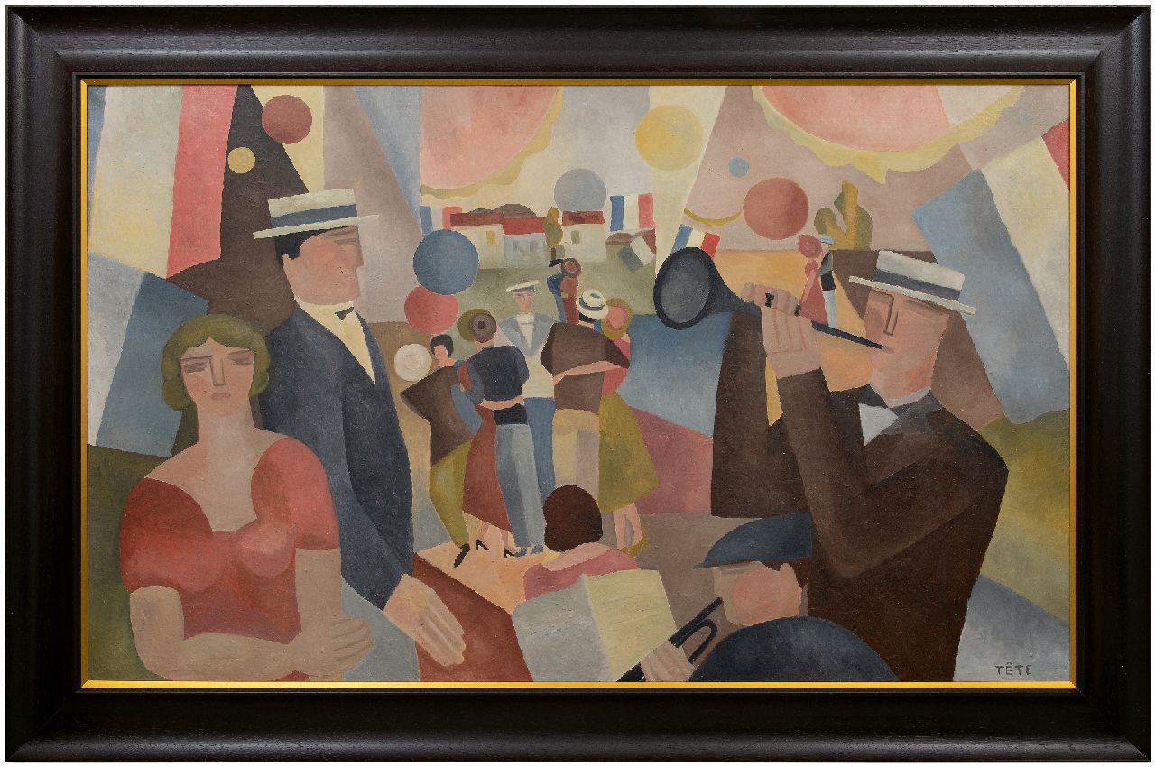 Tête M.L. | Maurice Louis Tête | Schilderijen te koop aangeboden | Quatorze Juillet, olieverf op doek 100,1 x 162,0 cm, gesigneerd rechtsonder Tête M.L. | Maurice Louis Tête | Schilderijen te koop aangeboden | Quatorze Juillet, olieverf op doek 100,1 x 162,0 cm, gesigneerd rechtsonder