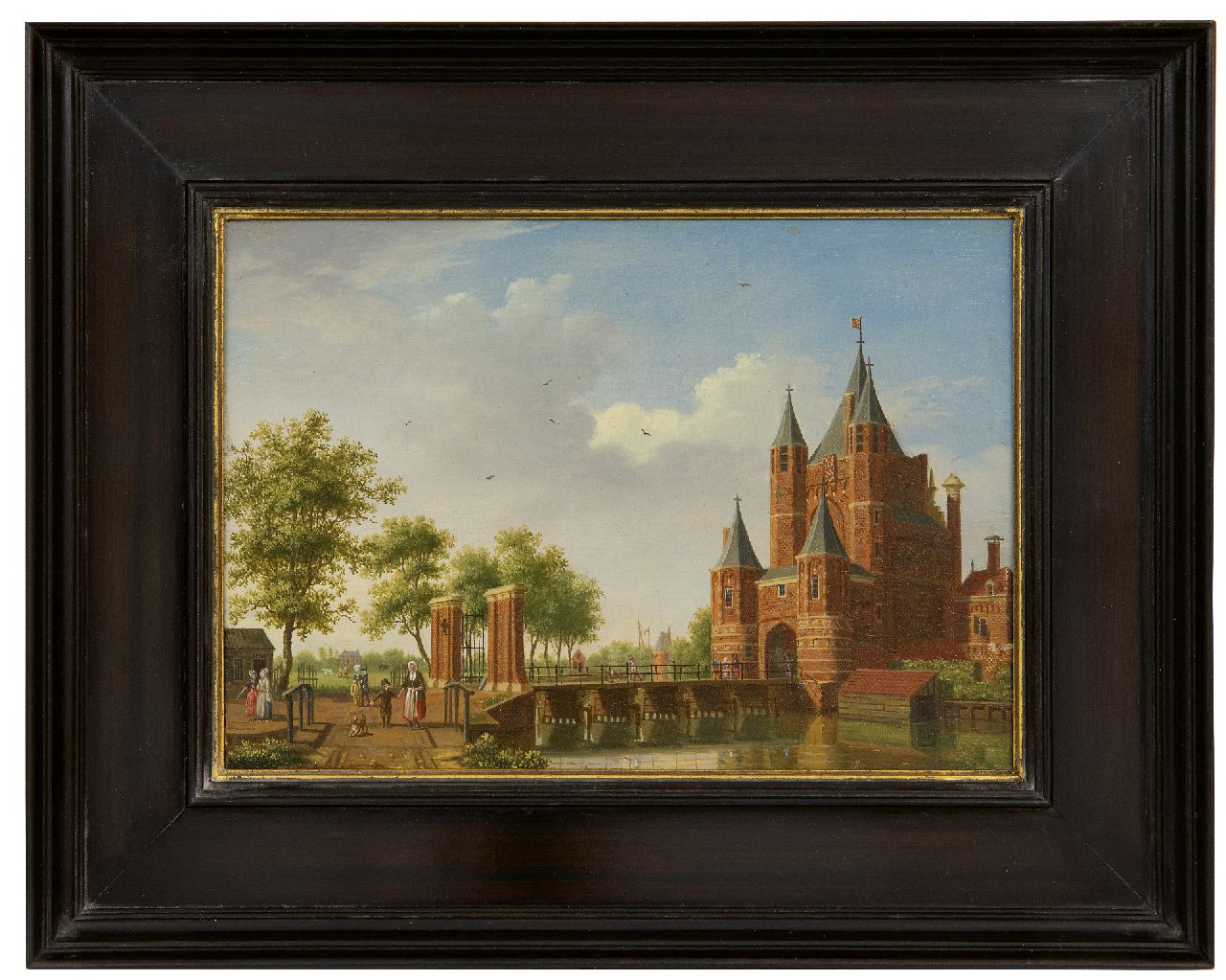 Ouwater I. | Isaac Ouwater | Schilderijen te koop aangeboden | Gezicht op de Amsterdamse Poort in Haarlem (pendant, uitsluitend tezamen), olieverf op paneel 13,8 x 19,6 cm, (prijs is per pendant, verkoop alleen tezamen) Ouwater I. | Isaac Ouwater | Schilderijen te koop aangeboden | Gezicht op de Amsterdamse Poort in Haarlem (pendant, uitsluitend tezamen), olieverf op paneel 13,8 x 19,6 cm, (prijs is per pendant, verkoop alleen tezamen)