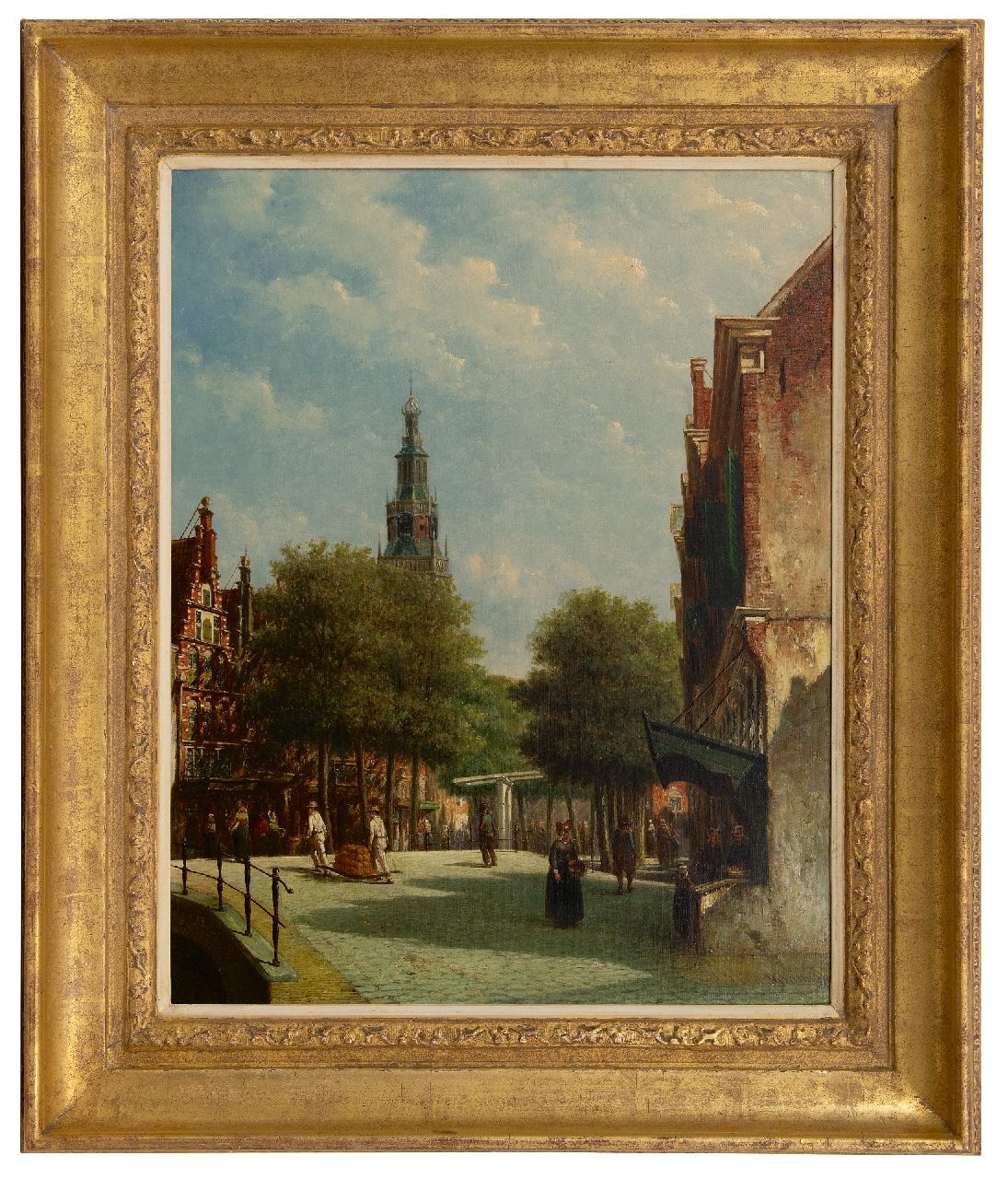 Vertin P.G. | Petrus Gerardus Vertin, Kaasdragers in Alkmaar, olieverf op doek 62,3 x 50,0 cm, gesigneerd rechtsonder en gedateerd '73 Vertin P.G. | Petrus Gerardus Vertin, Kaasdragers in Alkmaar, olieverf op doek 62,3 x 50,0 cm, gesigneerd rechtsonder en gedateerd '73