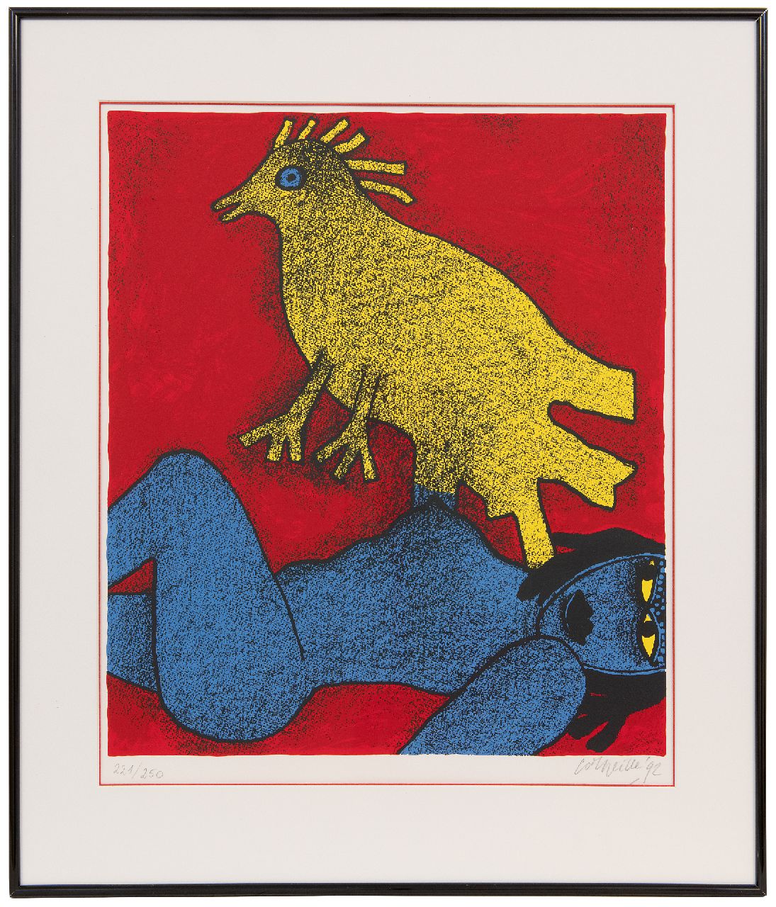 Corneille ('Corneille' Guillaume Beverloo) | Corneille ('Corneille' Guillaume Beverloo) | Grafiek te koop aangeboden | Magic Africaine, litho op papier 54,4 x 45,7 cm, gesigneerd rechtsonder (in potlood) en gedateerd '92 (in potlood) Corneille ('Corneille' Guillaume Beverloo) | Corneille ('Corneille' Guillaume Beverloo) | Grafiek te koop aangeboden | Magic Africaine, litho op papier 54,4 x 45,7 cm, gesigneerd rechtsonder (in potlood) en gedateerd '92 (in potlood)