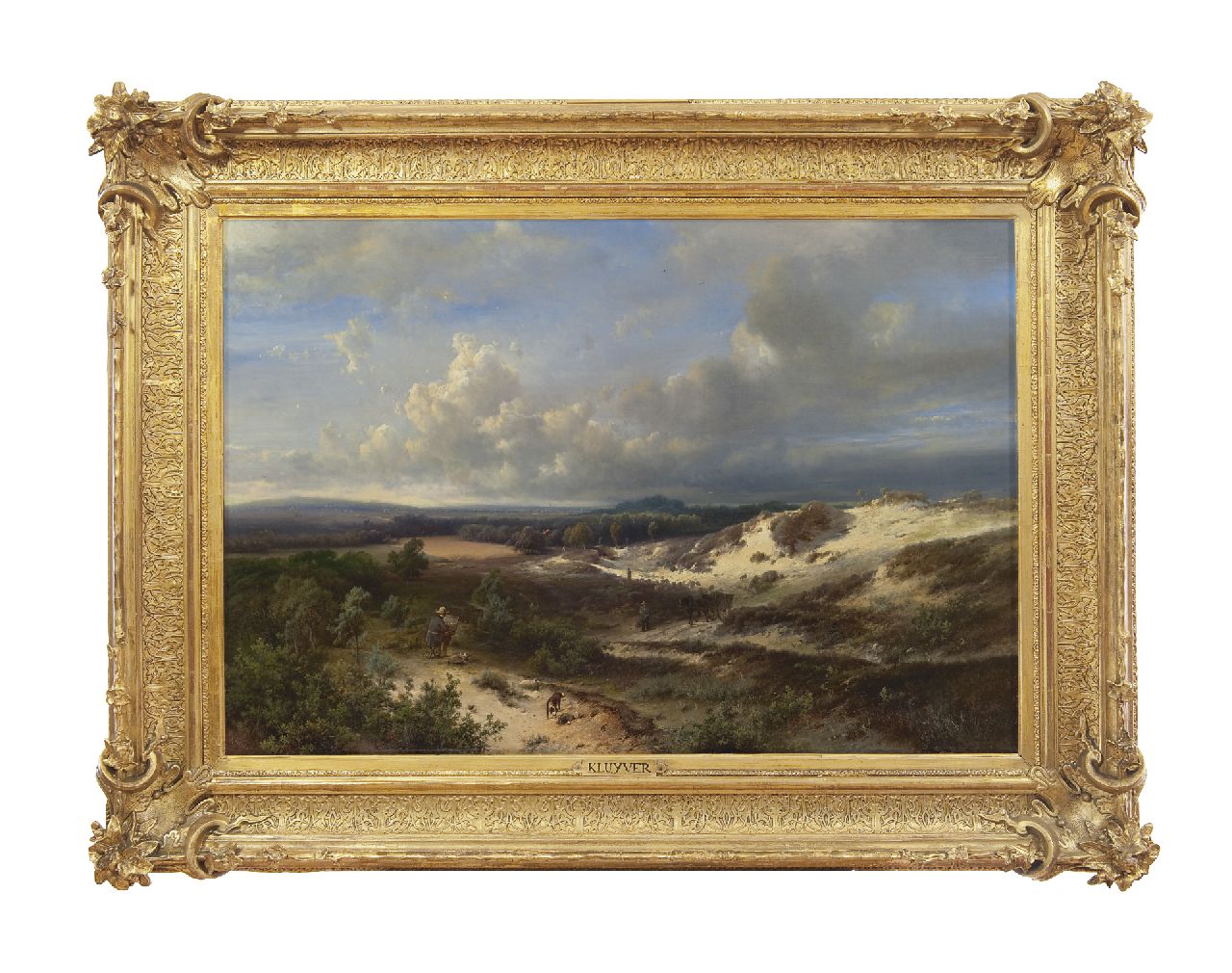 Springer C. en Kluyver P.L.F. | Cornelis / 'Pieter' Lodewijk Francisco Springer C. en Kluyver P.L.F. | Schilderijen te koop aangeboden | Schilder aan het werk in de duinen bij de zee, olieverf op doek 56,5 x 84,5 cm, gesigneerd linksonder 'Kluyver' en rechtsonder 'C. Springer' Springer C. en Kluyver P.L.F. | Cornelis / 'Pieter' Lodewijk Francisco Springer C. en Kluyver P.L.F. | Schilderijen te koop aangeboden | Schilder aan het werk in de duinen bij de zee, olieverf op doek 56,5 x 84,5 cm, gesigneerd linksonder 'Kluyver' en rechtsonder 'C. Springer'
