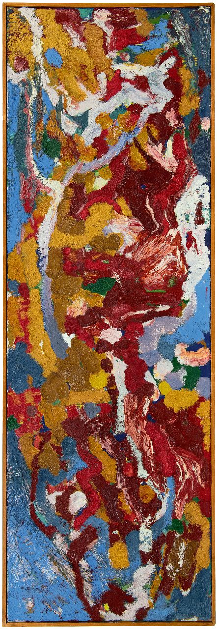 Hunziker F. | Frieda Hunziker, Fata morgana, olieverf op doek 150,0 x 50,0 cm, gesigneerd op spieraam en te dateren ca. 1960 Hunziker F. | Frieda Hunziker, Fata morgana, olieverf op doek 150,0 x 50,0 cm, gesigneerd op spieraam en te dateren ca. 1960