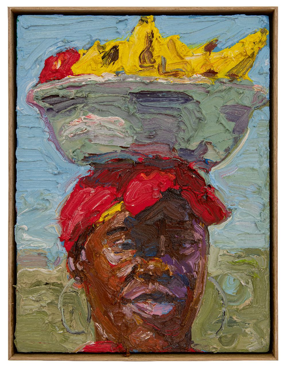 Blaaker C.H. | Carlos Henny Blaaker | Schilderijen te koop aangeboden | Lady from Cartagena, olieverf op paneel 41,8 x 31,7 cm, gesigneerd verso en verso gedateerd 2026 en 26 Blaaker C.H. | Carlos Henny Blaaker | Schilderijen te koop aangeboden | Lady from Cartagena, olieverf op paneel 41,8 x 31,7 cm, gesigneerd verso en verso gedateerd 2026 en 26
