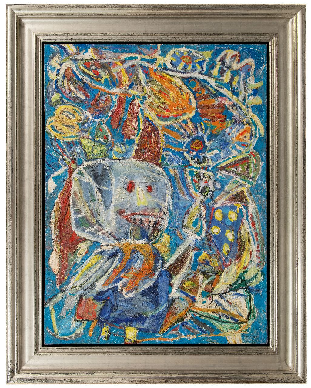 Lucebert (Lubertus Jacobus Swaanswijk) | Lucebert (Lubertus Jacobus Swaanswijk) | Schilderijen te koop aangeboden | Hobgoblin's carnival, olieverf op doek 120,0 x 90,0 cm, gesigneerd rechtsonder en gedateerd '61 Lucebert (Lubertus Jacobus Swaanswijk) | Lucebert (Lubertus Jacobus Swaanswijk) | Schilderijen te koop aangeboden | Hobgoblin's carnival, olieverf op doek 120,0 x 90,0 cm, gesigneerd rechtsonder en gedateerd '61