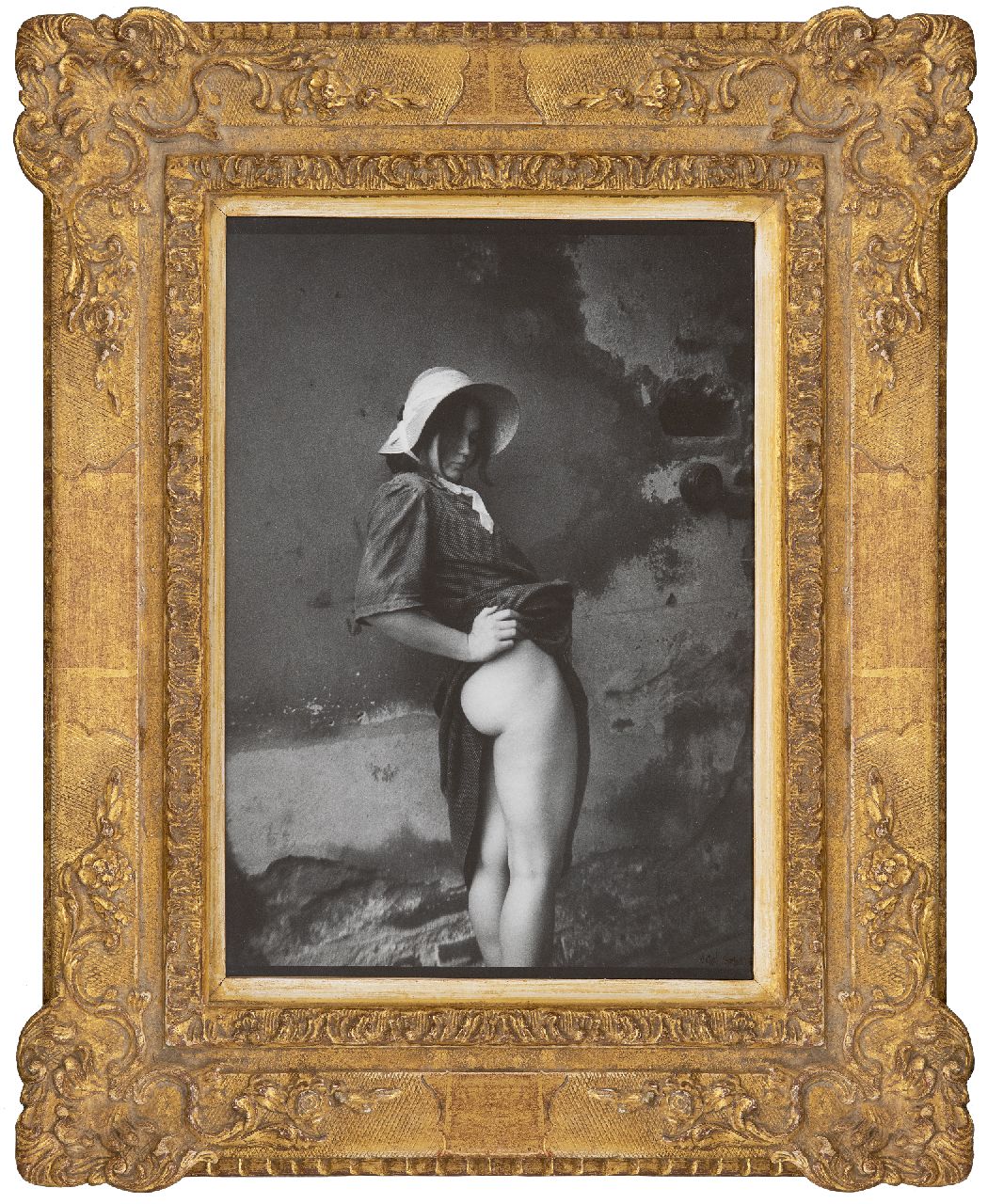 Saudek J.  | Jan Saudek | Grafiek te koop aangeboden | Olga Again, foto 29,9 x 23,6 cm, gesigneerd rechtsonder en te dateren 1987
