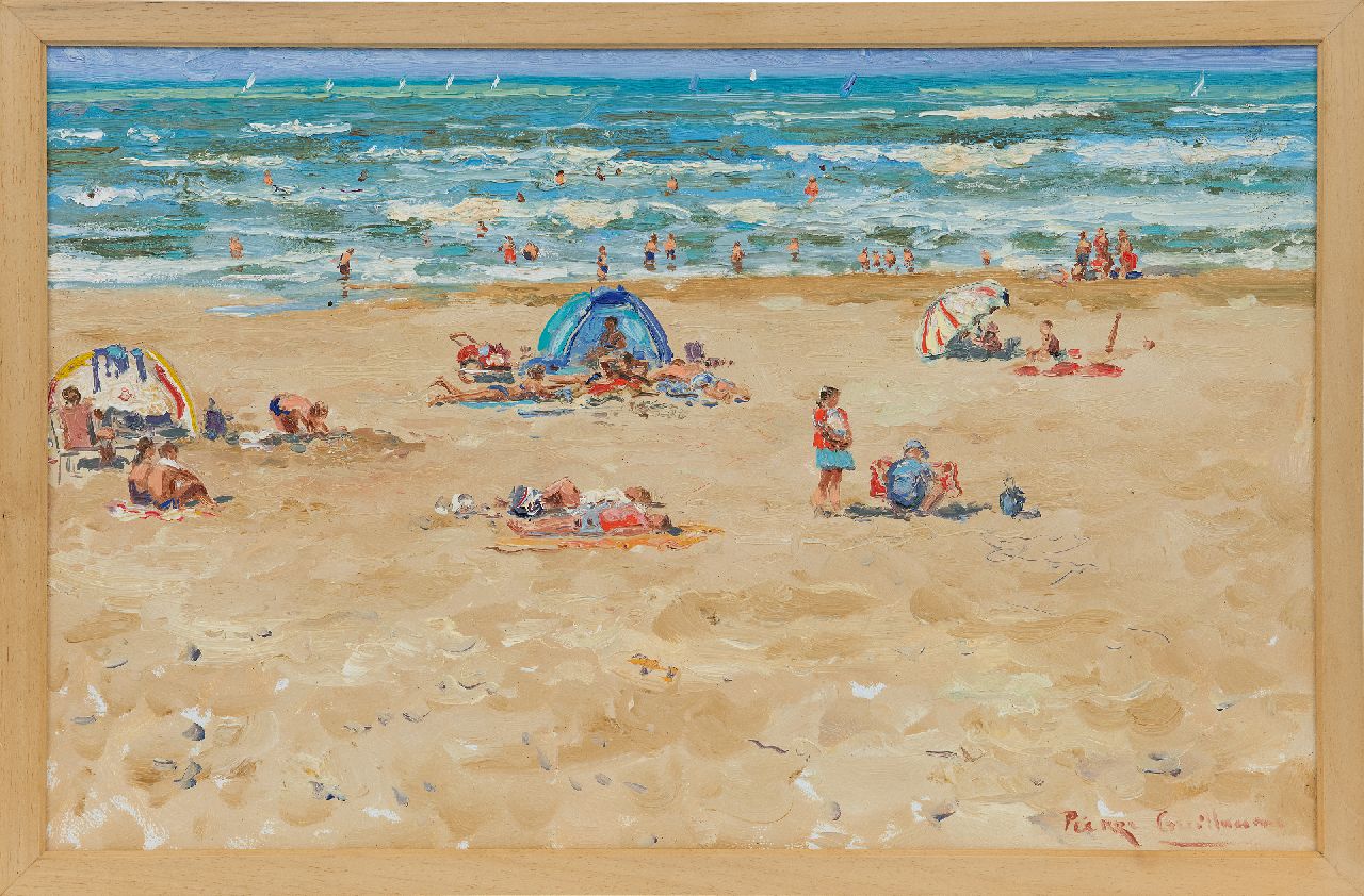 Guillaume P. | Pierre Guillaume, Moederliefde op het strand, olieverf op board 39,4 x 61,0 cm, gesigneerd rechtsonder en verso gedateerd 28 aug 2004 Guillaume P. | Pierre Guillaume, Moederliefde op het strand, olieverf op board 39,4 x 61,0 cm, gesigneerd rechtsonder en verso gedateerd 28 aug 2004