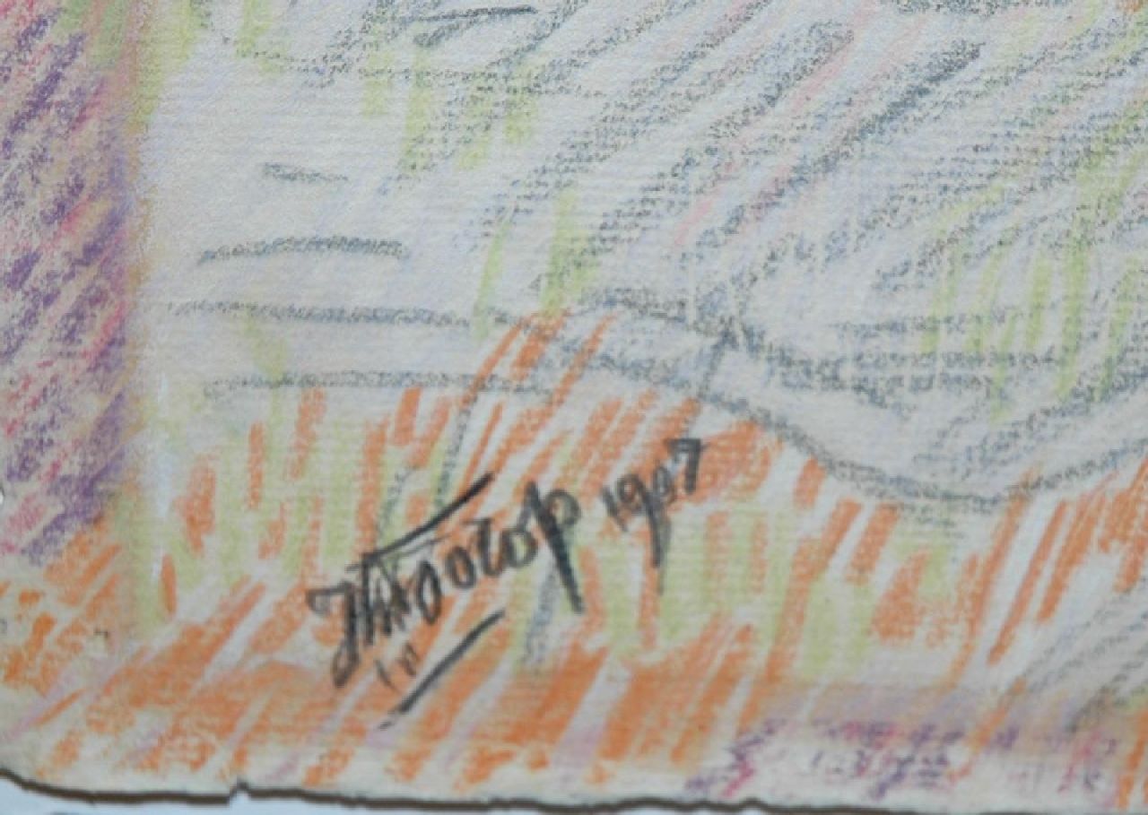 Jan Toorop signaturen Aardappels rapen