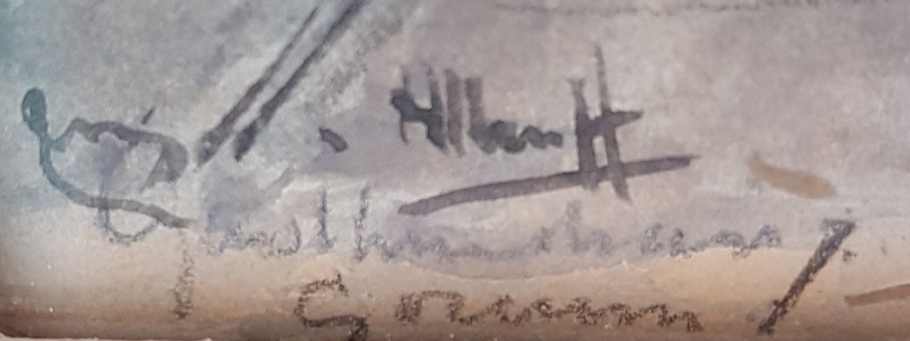 Herman Heuff signaturen De Gasthuisstraat, Gorinchem
