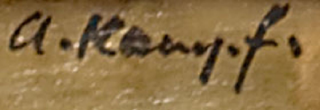 Arthur Kampf signaturen Tearoom