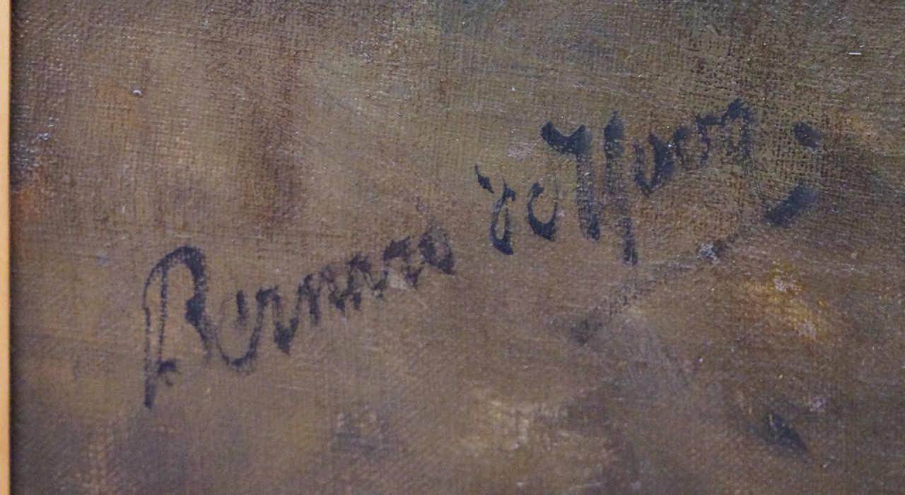 Bernard de Hoog signaturen Aardappels schillen