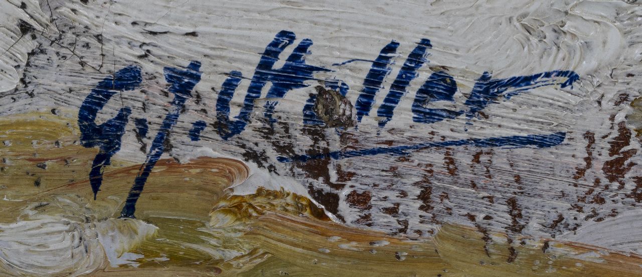 Gerard Johan Staller signaturen Artis in de winter