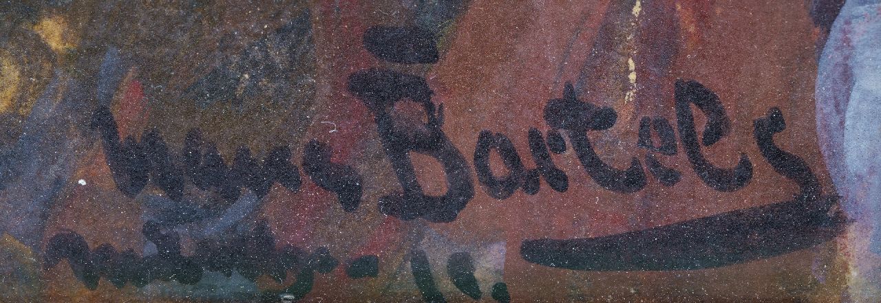 Hans von Bartels signaturen Een moment van rust