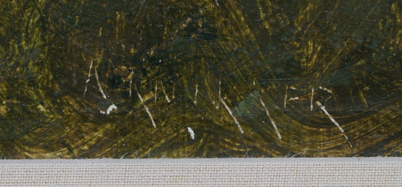 Aris Knikker signaturen Polderlandschap