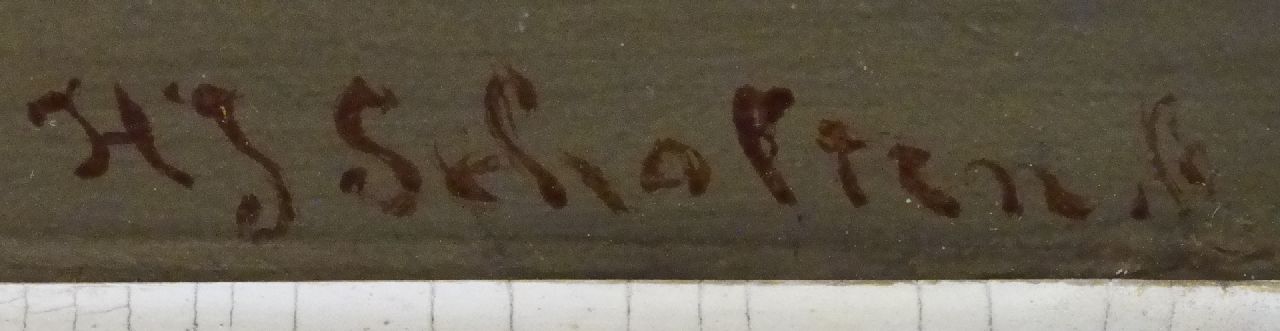 Hendrik Jacobus Scholten signaturen De afscheidskus