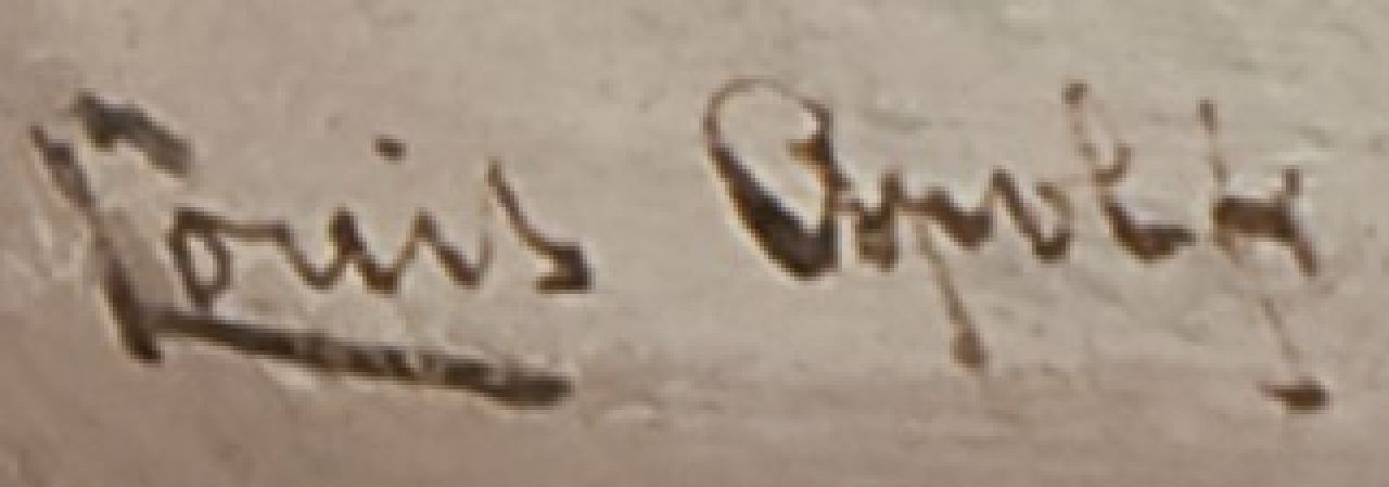 Louis Apol signaturen Intrede van de winter