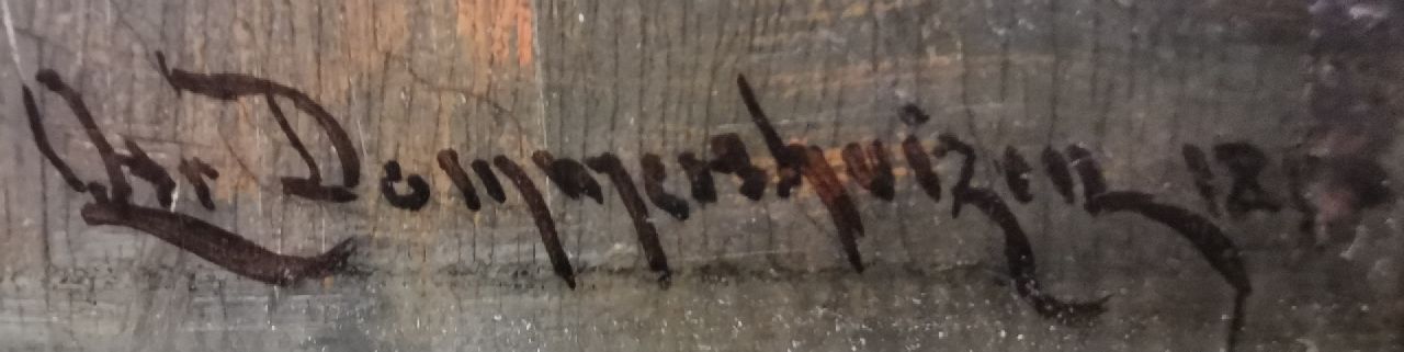 Christiaan Dommelshuizen signaturen Korenmolen De Rosenboom aan de Overtoom, Amsterdam