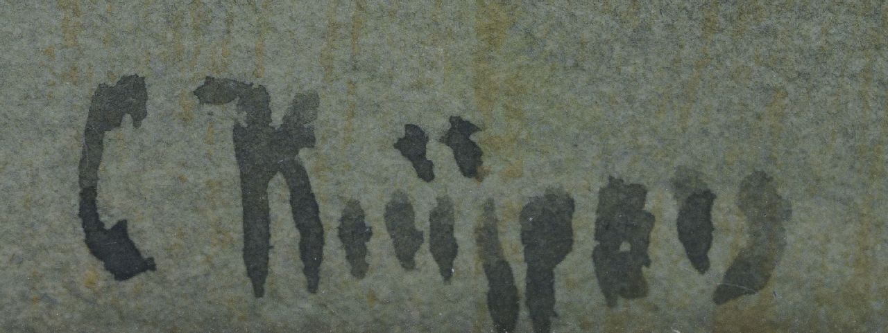 Cornelis Kuijpers signaturen Polderlandschap