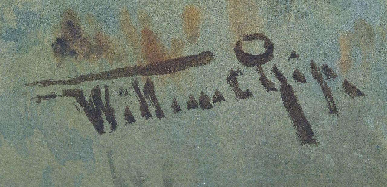 Willem Rip signaturen Polderlandschap