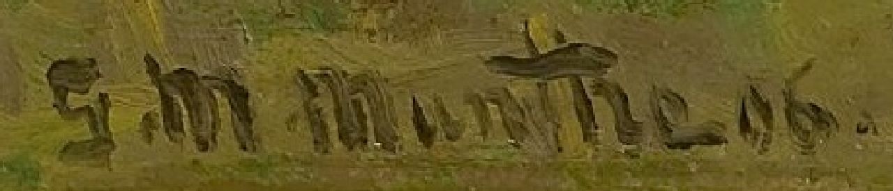 Morgenstjerne Munthe signaturen Koeien in de wei