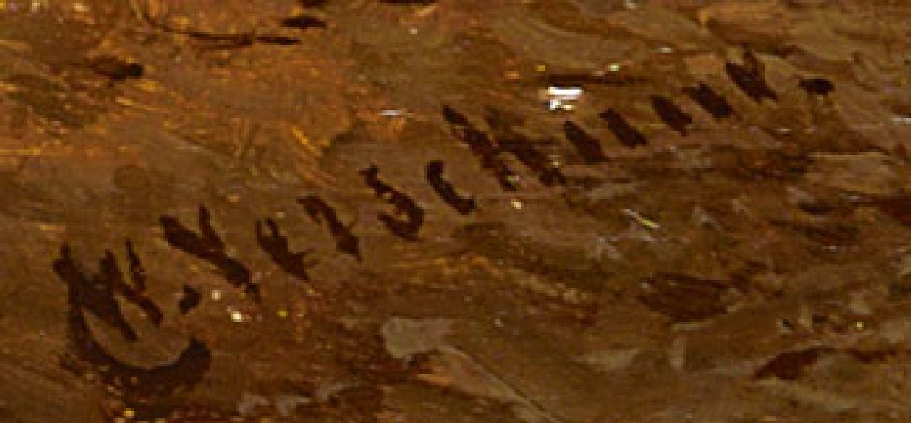 Wouterus Verschuur signaturen Aan de drinkbak