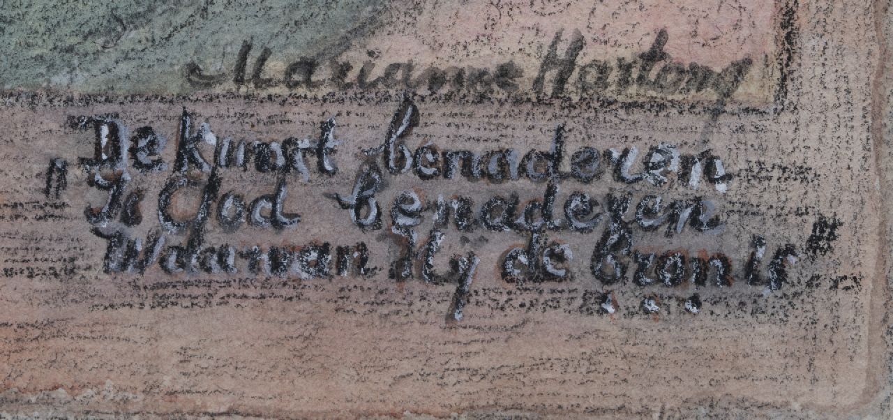 Marianne Hartong signaturen Madonna met kind