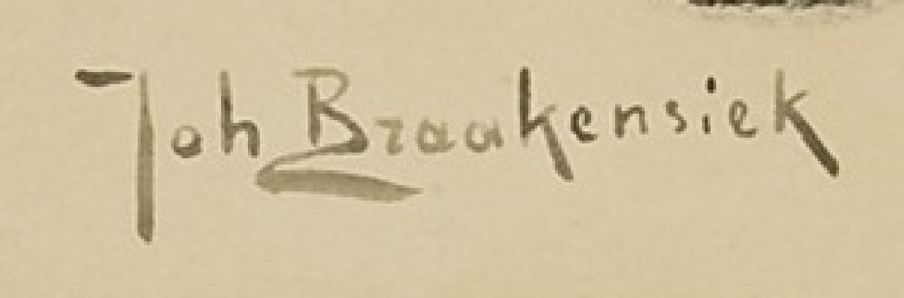 Johan Braakensiek signaturen De advocaat en zijn cliënt
