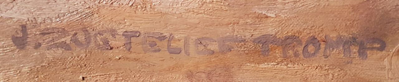 Jan Zoetelief Tromp signaturen Een dag op het strand