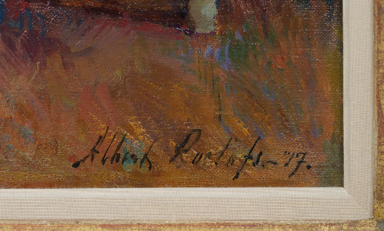 Albert Roelofs signaturen 't Kindje slaapt