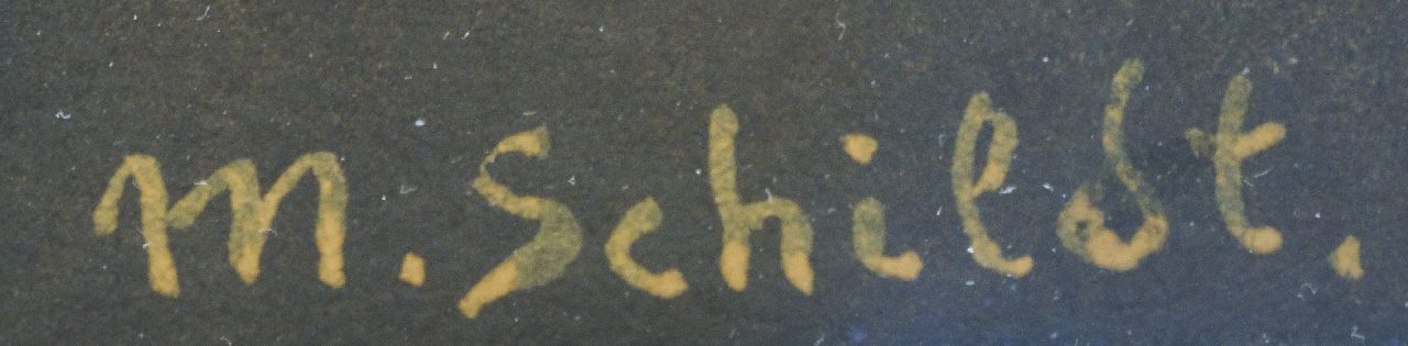 Martin Schildt signaturen De kaartspelers