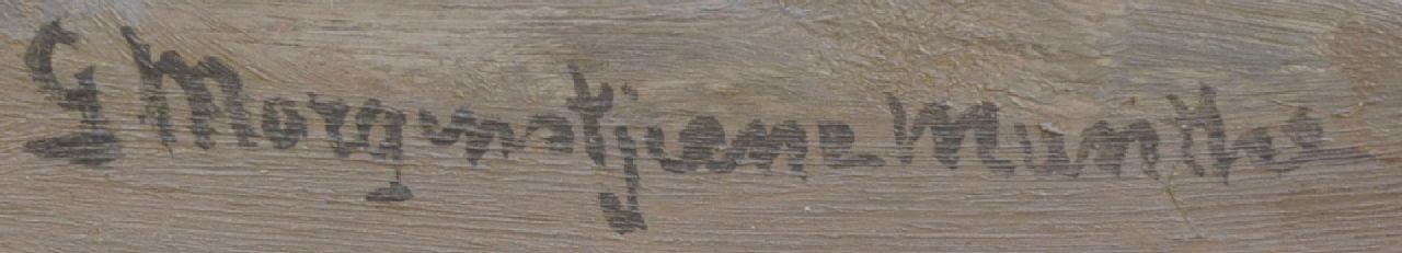 Morgenstjerne Munthe signaturen Voor anker in de branding