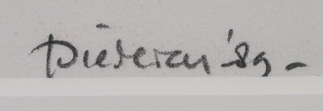 Jef Diederen signaturen Zonder titel