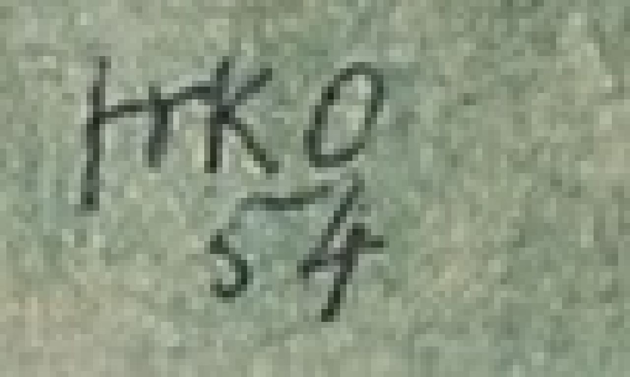 Harm Kamerlingh Onnes signaturen Het rozenperkje (Nieuwe Plantage, Delft)