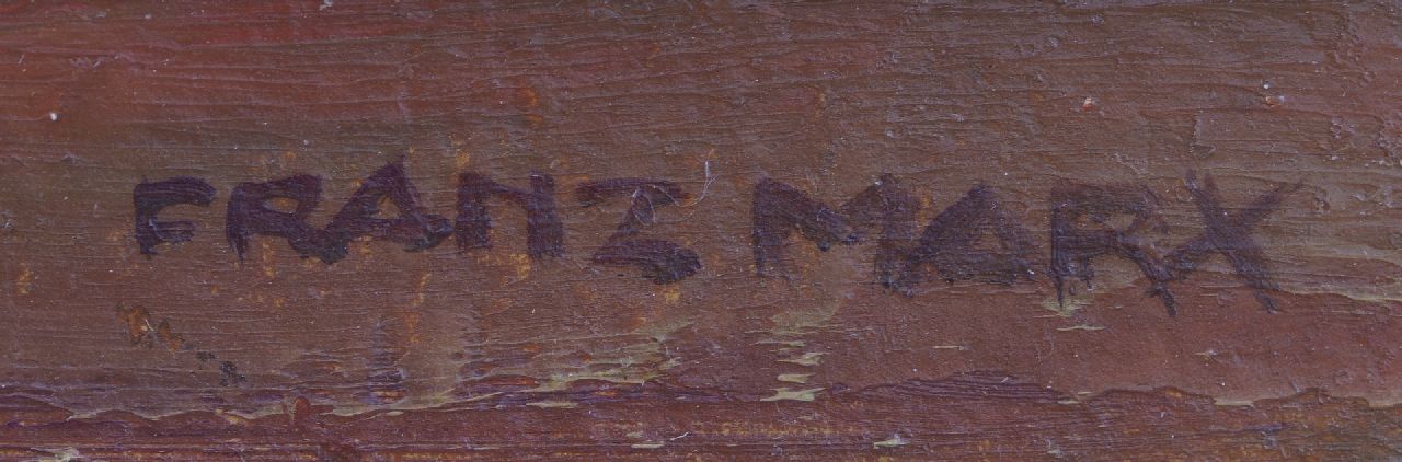 Franz Marx signaturen Flamencodanseres en muzikanten