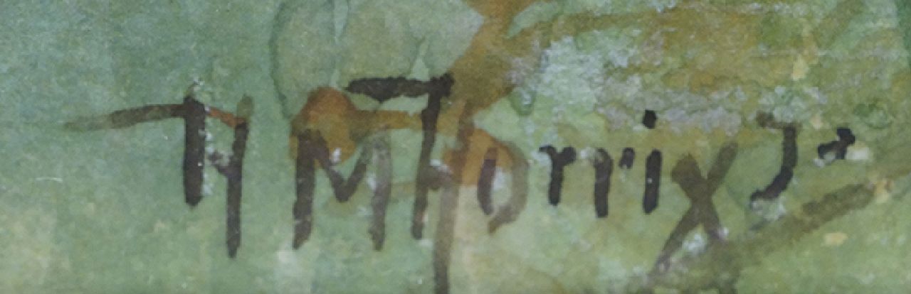 Hendrikus Matheus Horrix signaturen Op het kerkhof