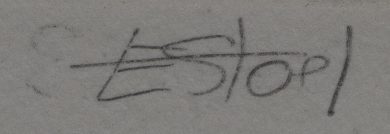 E. Stoel signaturen Studies van koeien