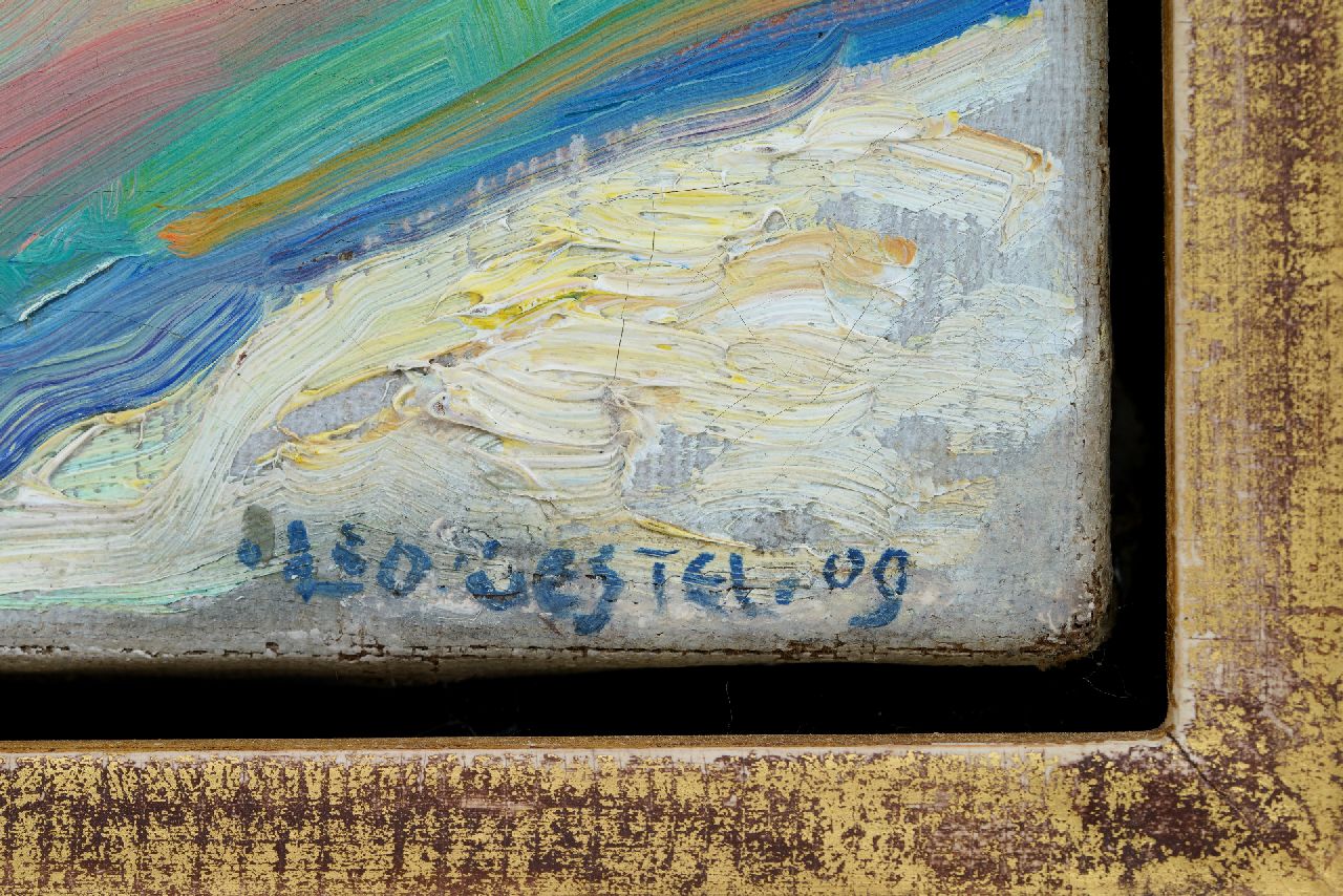 Leo Gestel signaturen Vrouw, zittend in bad