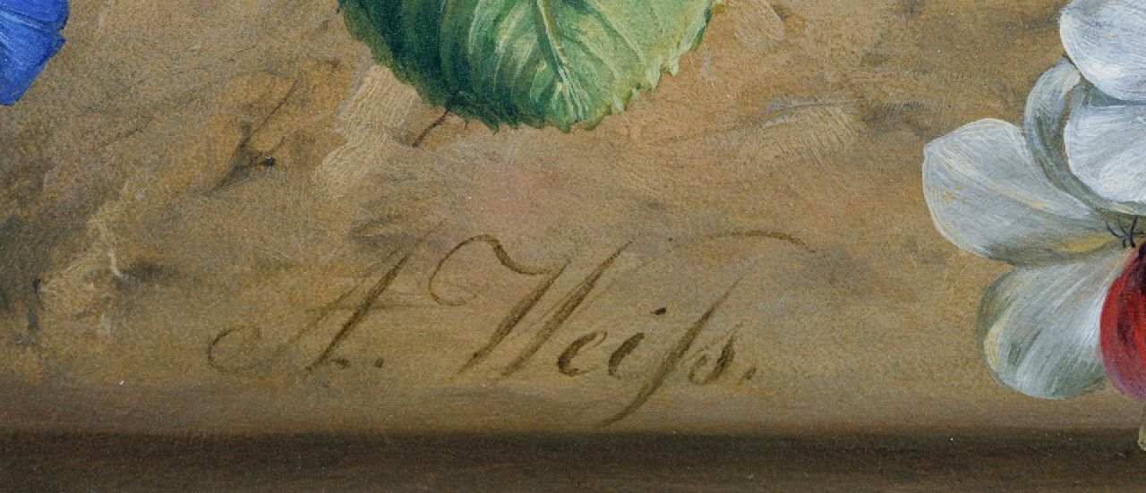 Anton Weiss signaturen Pronkboeket in een mand