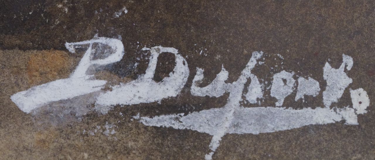 Pieter Dupont signaturen Het uitdelen van de maaltijd