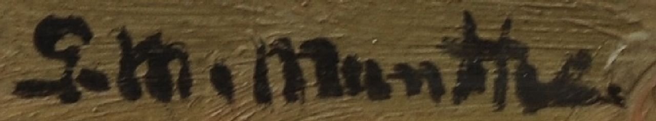 Morgenstjerne Munthe signaturen De Noordzee bij Katwijk